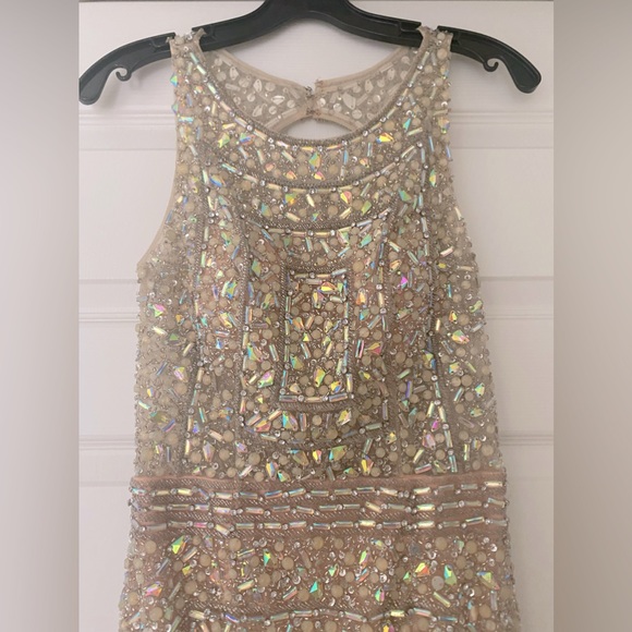 Blinged out Cocktail-Special Occasion / homecoming Dress by Blush size 6 - Picture 4 of 9
